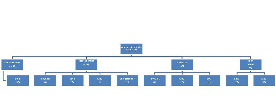 An Audit on the Outcomes of the Assessment of Post-Coital Bleeding at Colposcopy at Wellington Hospital in 2012-2013